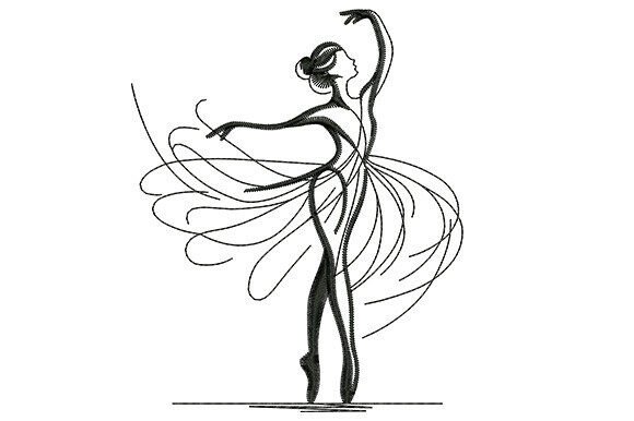Ballerina Woman Embroidery Design Review