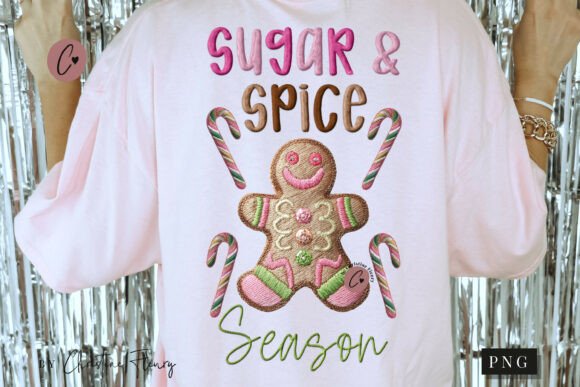 Faux Embroidery Gingerbread Man PNG Review