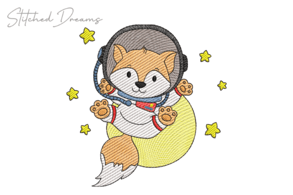 Fox in Space Embroidery Design Review