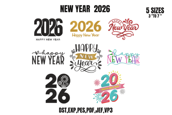 New Year 2026 Embroidery Design Bundle Review