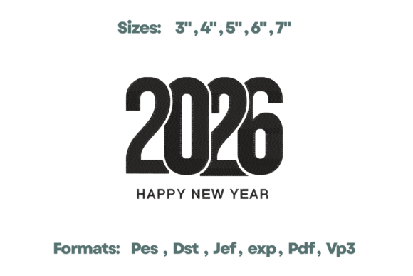Review: 2026 Happy New Year Embroidery Art