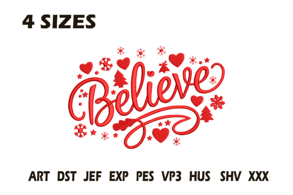 Review: Believe Christmas Embroidery Design for Boutique Apparel