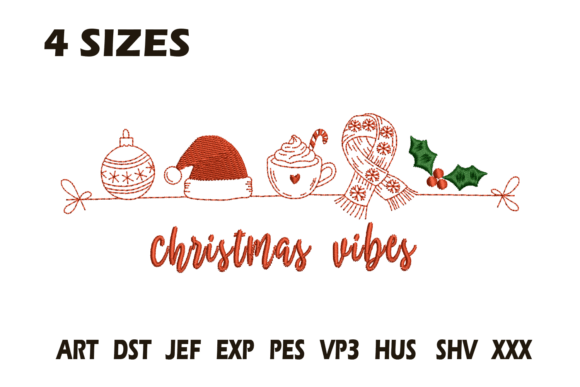Review: Christmas Vibes Redwork Embroidery for Holiday Projects