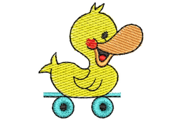 Review: Cute Yellow Duck Embroidery Design