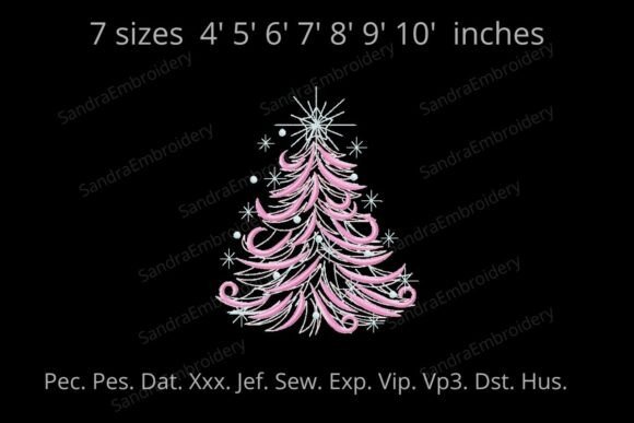 Review: Magic Pink Christmas Tree Embroidery