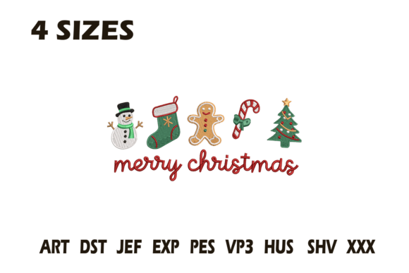 Review: Merry Christmas Icons Embroidery for Gifts