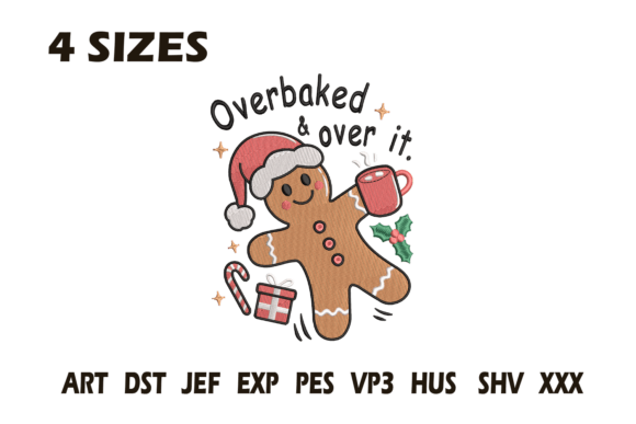 Review: Overbaked Gingerbread Embroidery Design