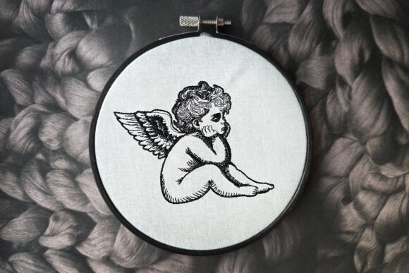 Review: Sad Baby Angel Machine Embroidery Design