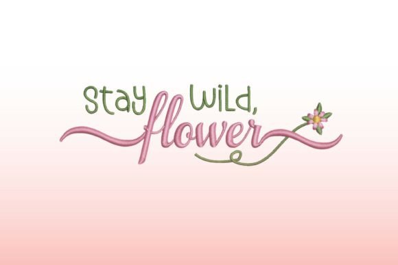Review: Stay Wild, Flower-Wildflower Embroidery