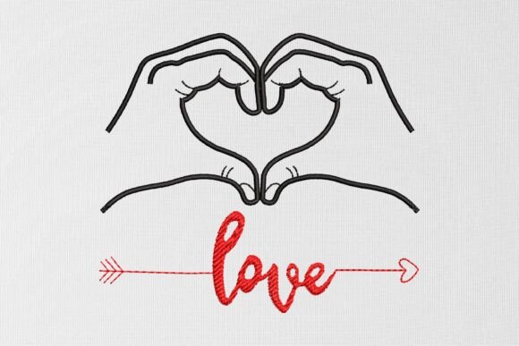Review: Valentine s Love Hand Embroidery Design