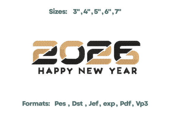 Reviewing the 2026 Split Block New Year Art Embroidery Design