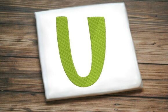 Reviewing the Alphabet Letter U Embroidery Design
