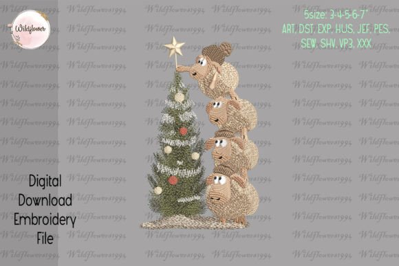 Reviewing the Christmas Sheeps Tree Design