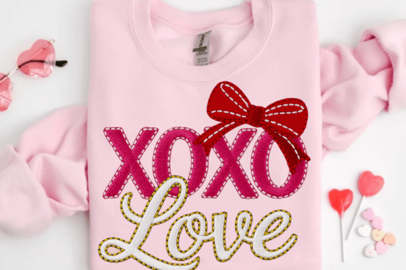 Reviewing the Valentine Day XOXO Love Embroidery PNG