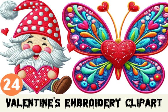 Reviewing Valentine’s Embroidery Clipart Bundle