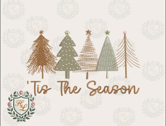 Rustic Christmas Trees Embroidery Files Review