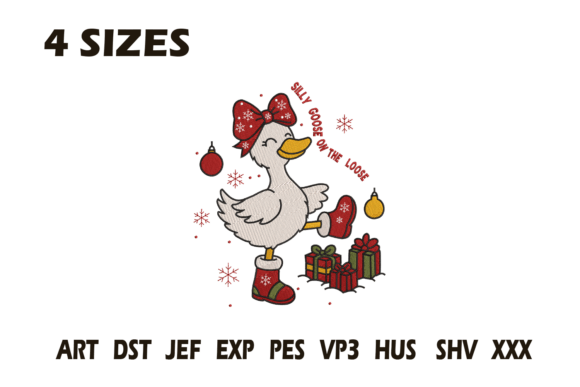 Silly Goose Christmas Embroidery: A Seller’s Review